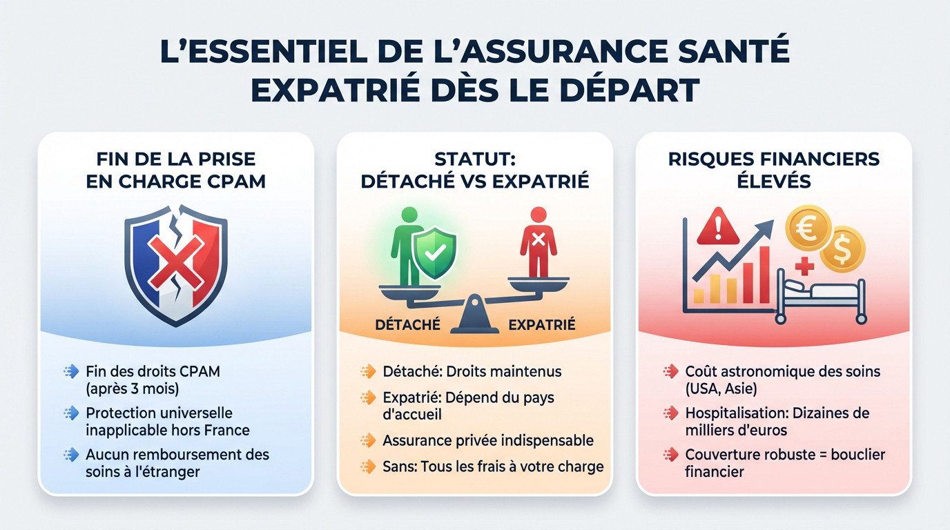 L'essentiel de l'assurance santé expatrié à connaître avant le départ
