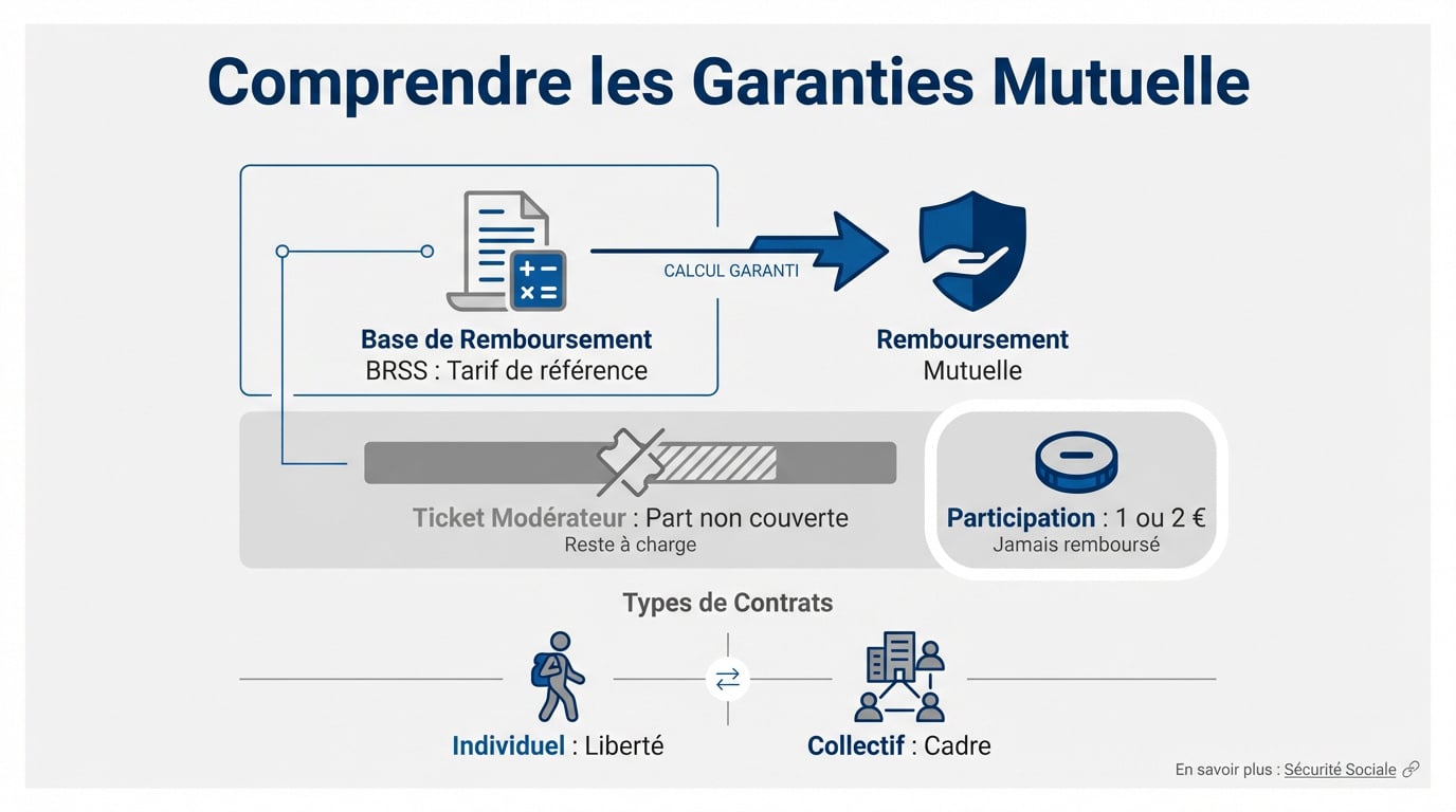 Tableau des garanties mutuelle