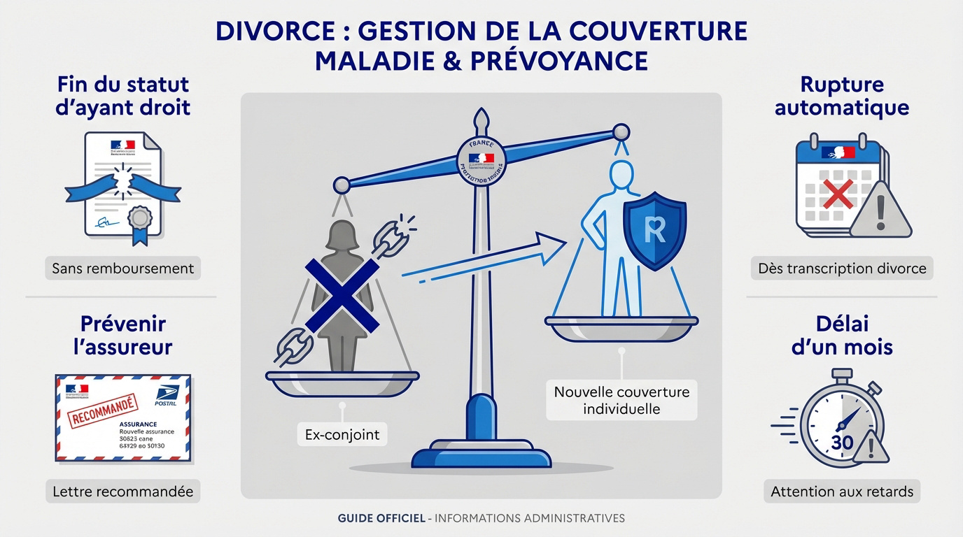 Documents administratifs pour le changement de mutuelle après un divorce