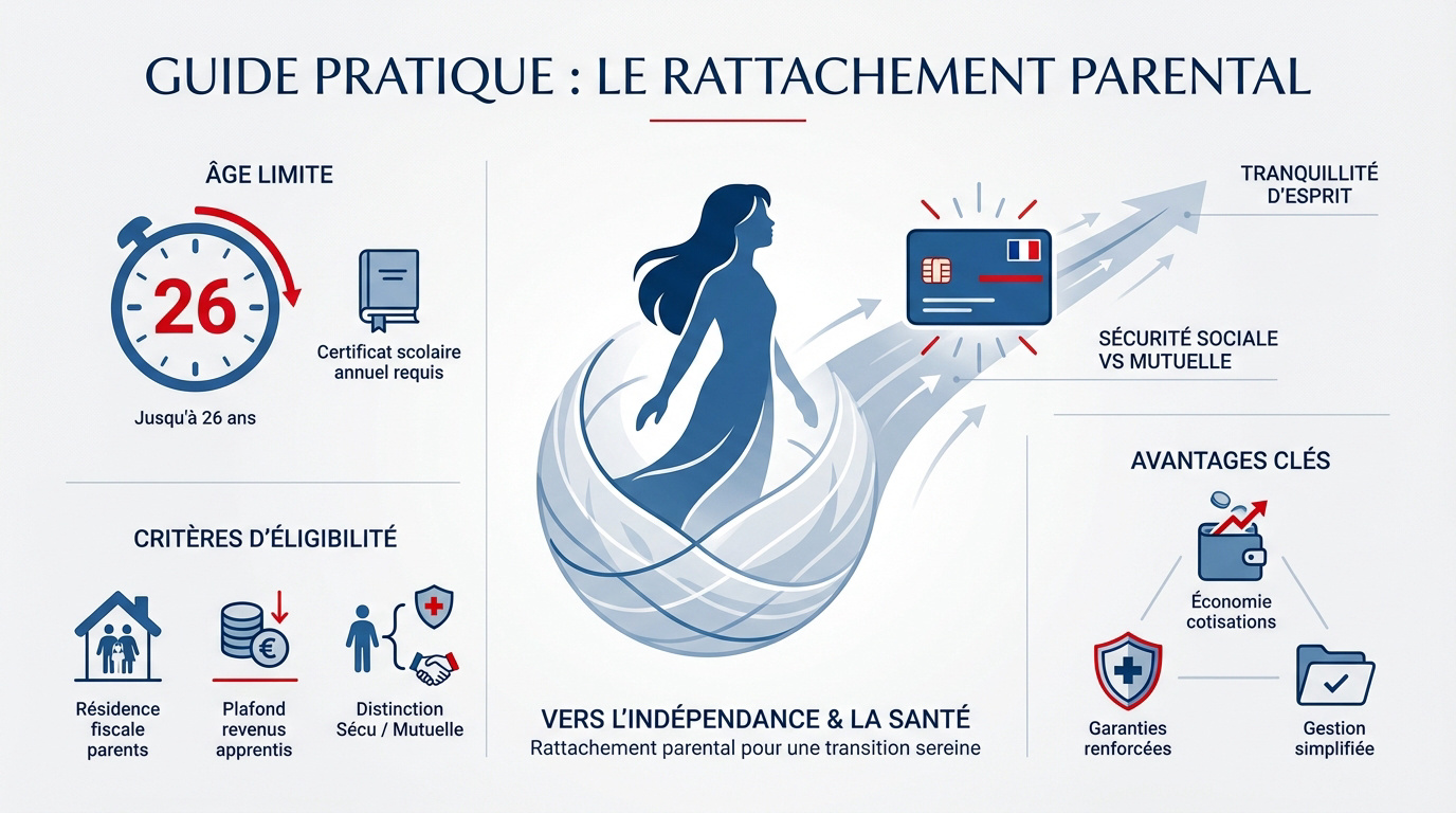 Guide pratique sur le rattachement à la mutuelle parentale pour les étudiants