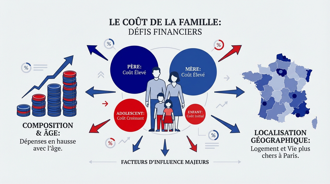 Famille analysant son budget mutuelle santé