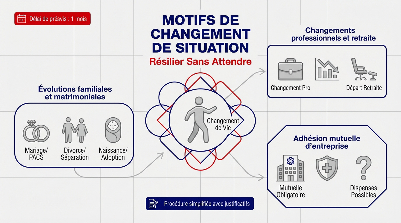 Motifs légaux pour changer de mutuelle santé