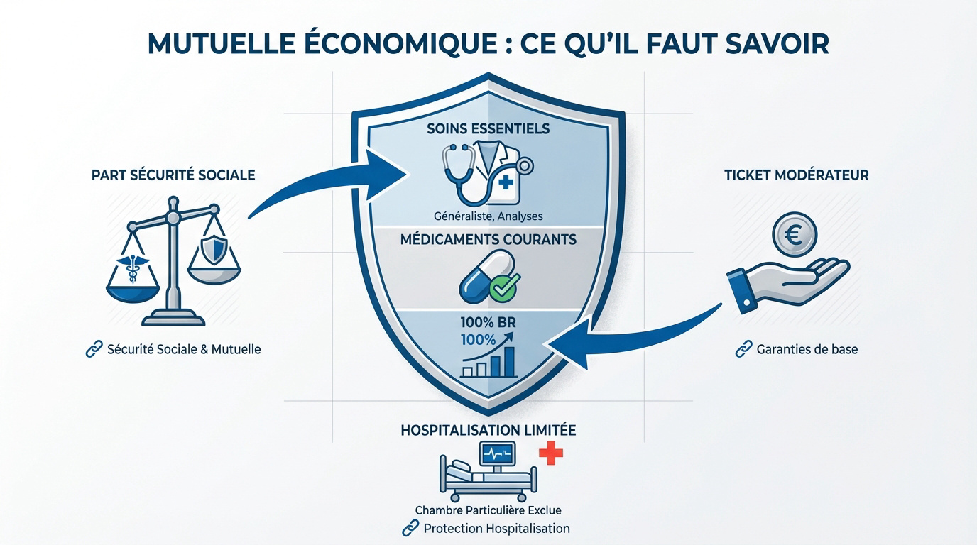 Garanties hospitalisation mutuelle économique