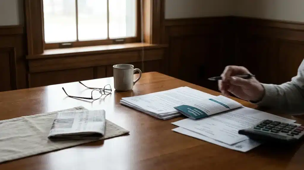 Augmentation mutuelle santé : documents et courrier d'un assureur