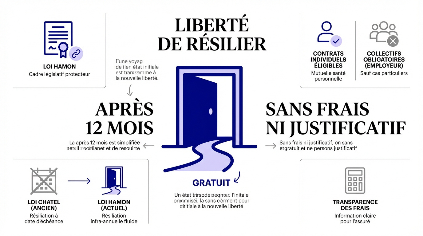 Liberté de résiliation mutuelle avec la loi Hamon