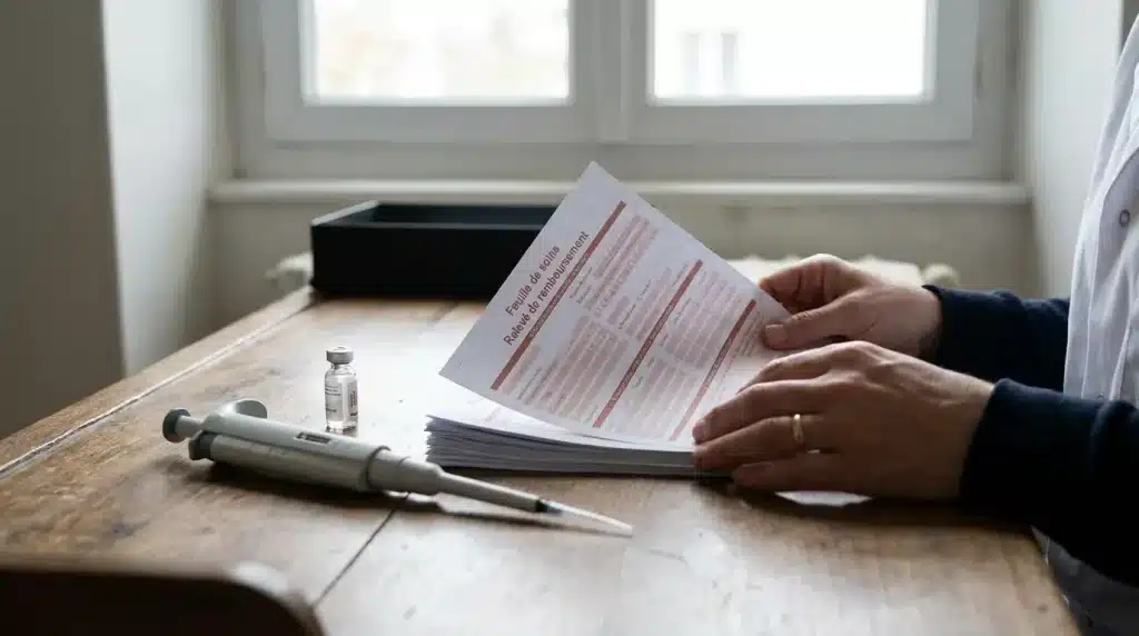Remboursement analyses médicales : documents administratifs et résultats de tests médicaux