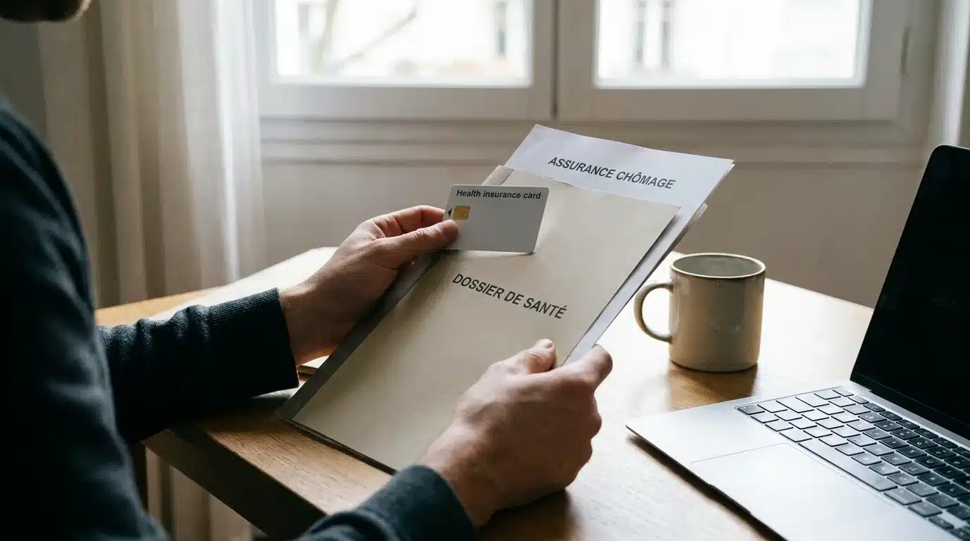 Documents de protection sociale et couverture maladie pour demandeur d'emploi sans mutuelle