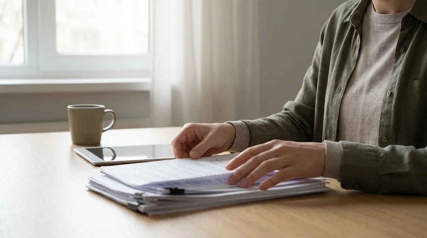 Mutuelle facultative : documents de protection sociale et carnet de santé illustrant les garanties complémentaires