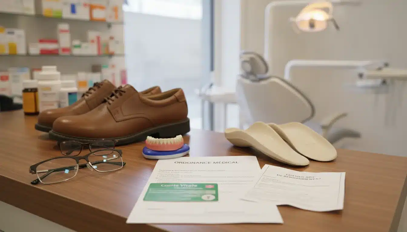 Docteur professionnel en assurance santé mutuelle APPA examinant un patient